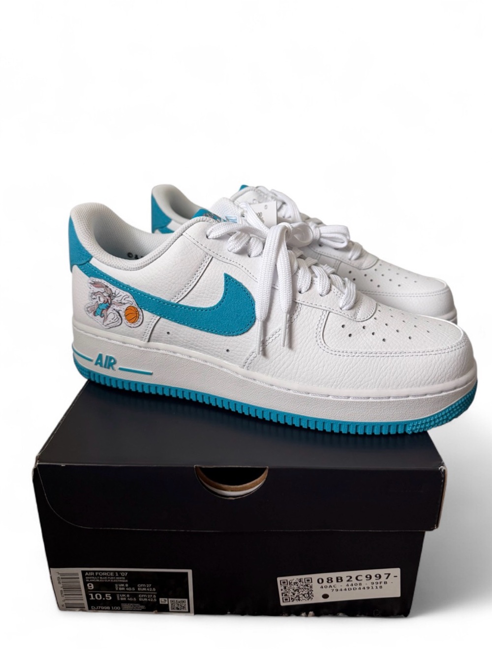 Nike Air Force 1 x Space Jam Leather Sneakers Size 9 US Brand New
